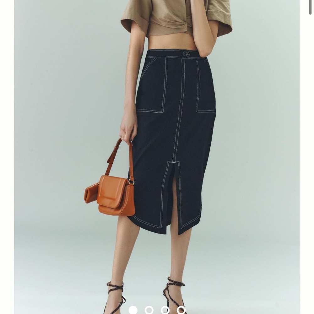 Anthropologie Maeve utility skirt.